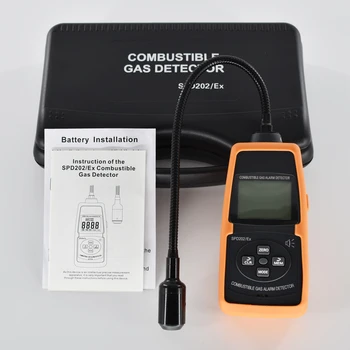 Detektor gazu palnego SPD202/Ex Wykrywanie wycieku gazu palnego Акустооптический alarm 0-100%LEL 50-50000ppm