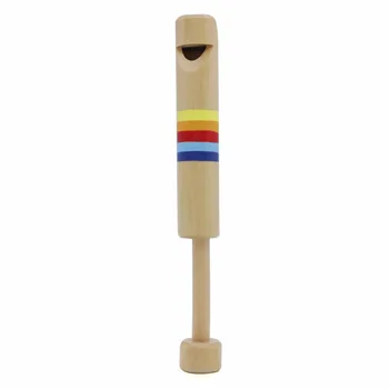 Drewniany kolorowy drewniany flet dla dorosłych, dla dzieci flet drewniany, jedzenie dla dzieci edukacyjna flet drewniany instrument muzyczny