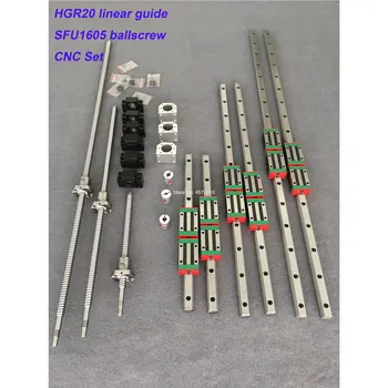 HGR20 - 400/1600 mm + HGH20CA + SFU1605-400 mm + dfu2005-1600 mm + Zawieszenie + obudowa nakrętki + Sprzęgło