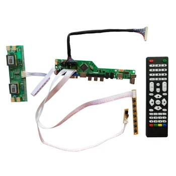 Nowy Uniwersalny HDMI, USB, AV, VGA ATV PC Wyświetlacz LCD Karta kontrolera T. V56.031 CCFL LVDS Monitor Zestaw do 14,1 cali 1024x768 HT14X13 Panel